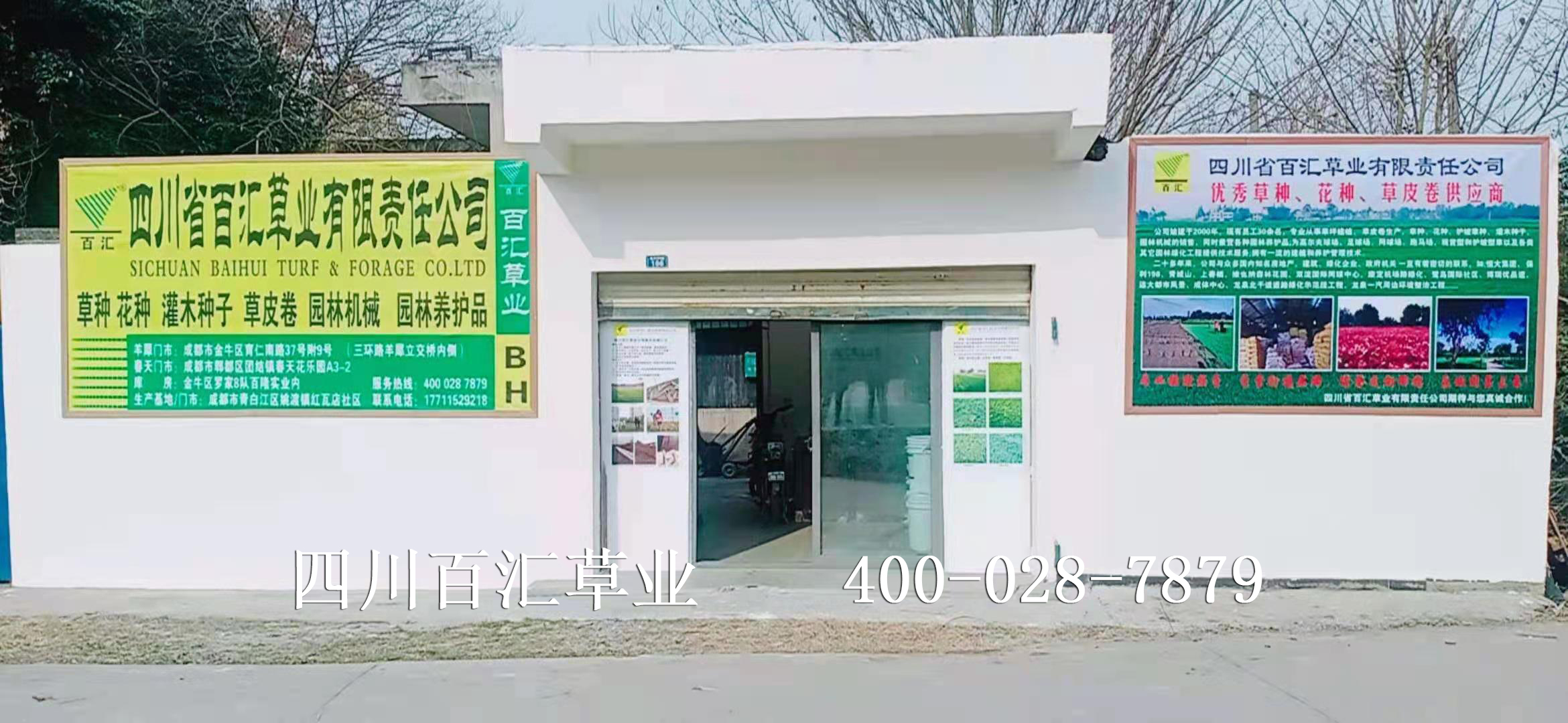 四川百匯草業青白江門市 四川百匯草業青白江門市